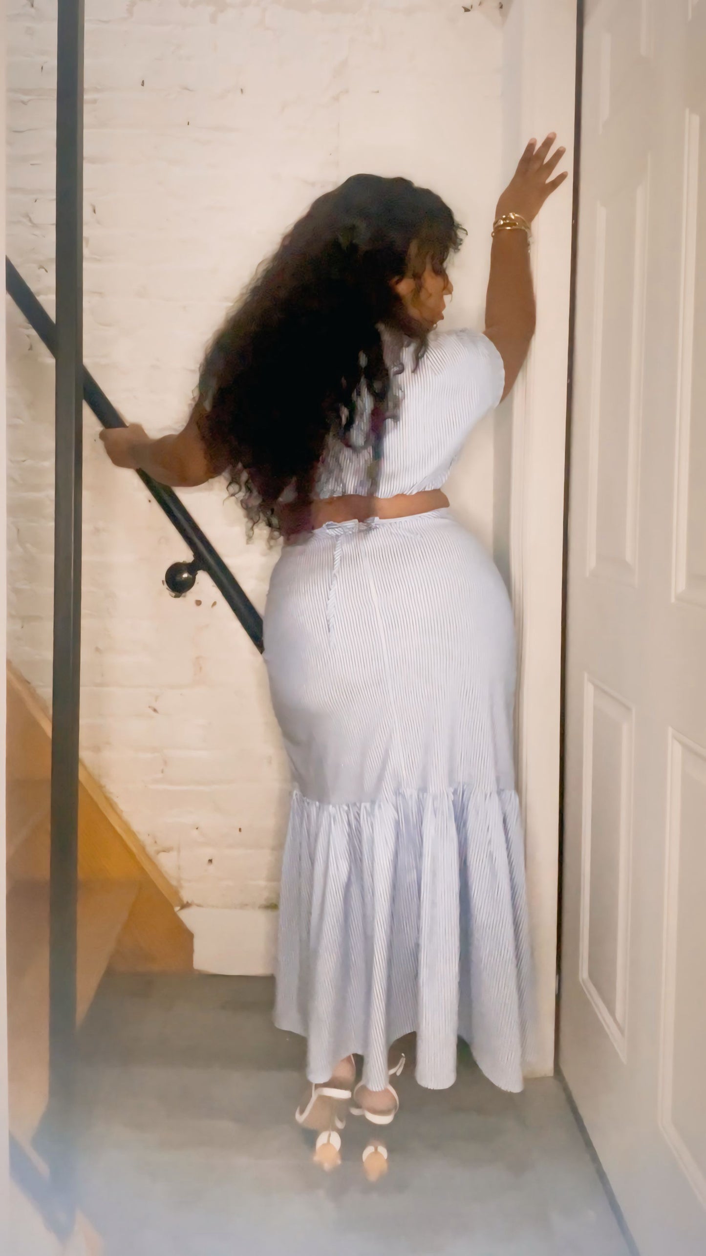 Coastal Maxi skirt & Crop top Set