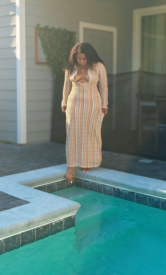 Celina Seventies Pool Dress