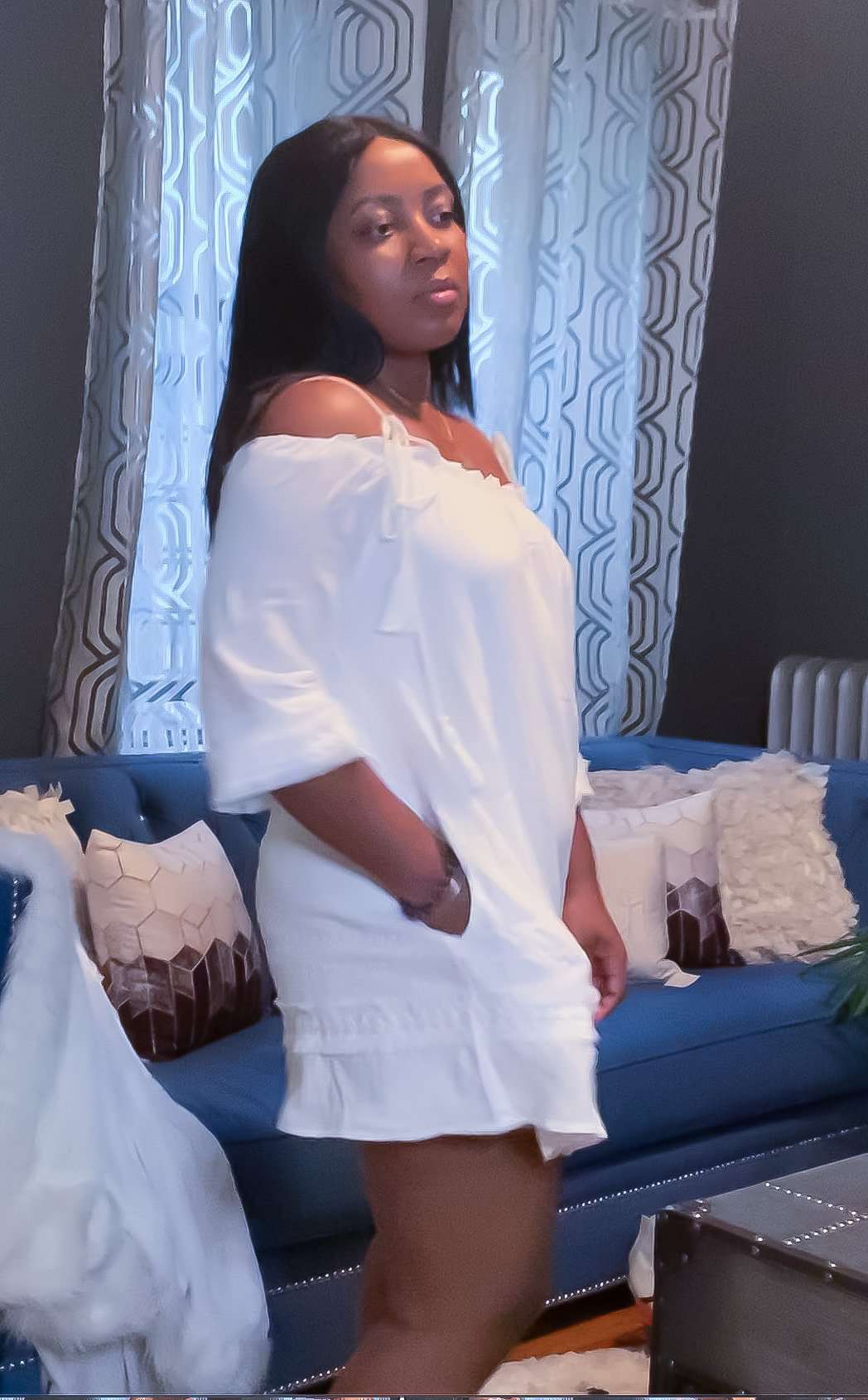 Saba white dress