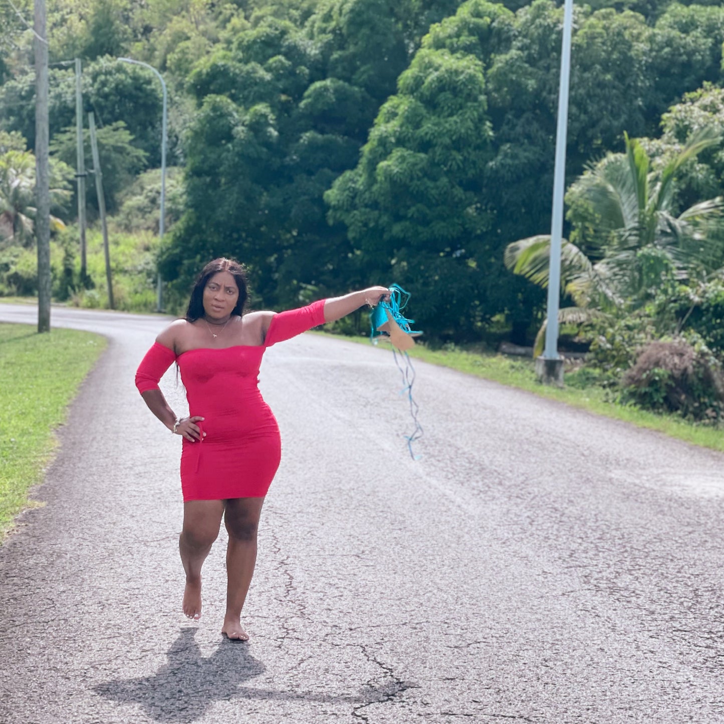 Open back laced Scarlet red bodycon dress
