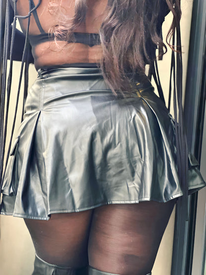 Lena Pleated Mini Skirt