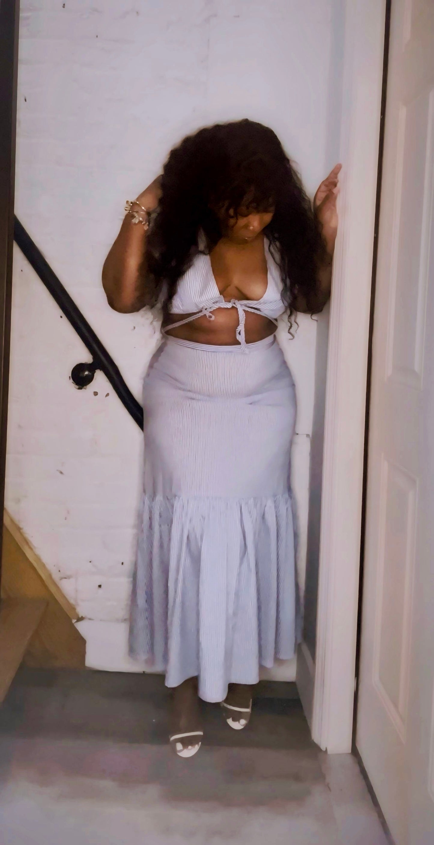 Coastal Maxi skirt & Crop top Set