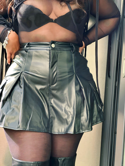 Lena Pleated Mini Skirt