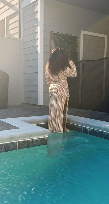 Celina Seventies Pool Dress