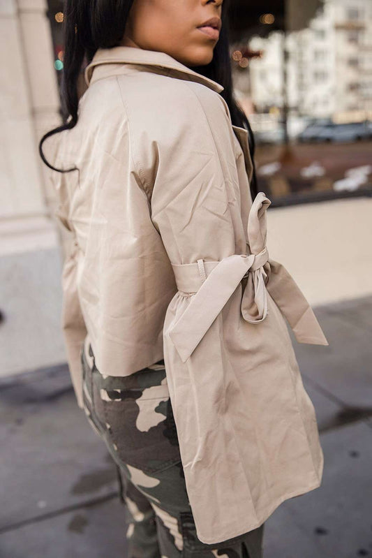 Forever Crop Trench coat