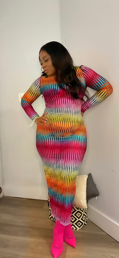 Pacha multicolor maxi dress